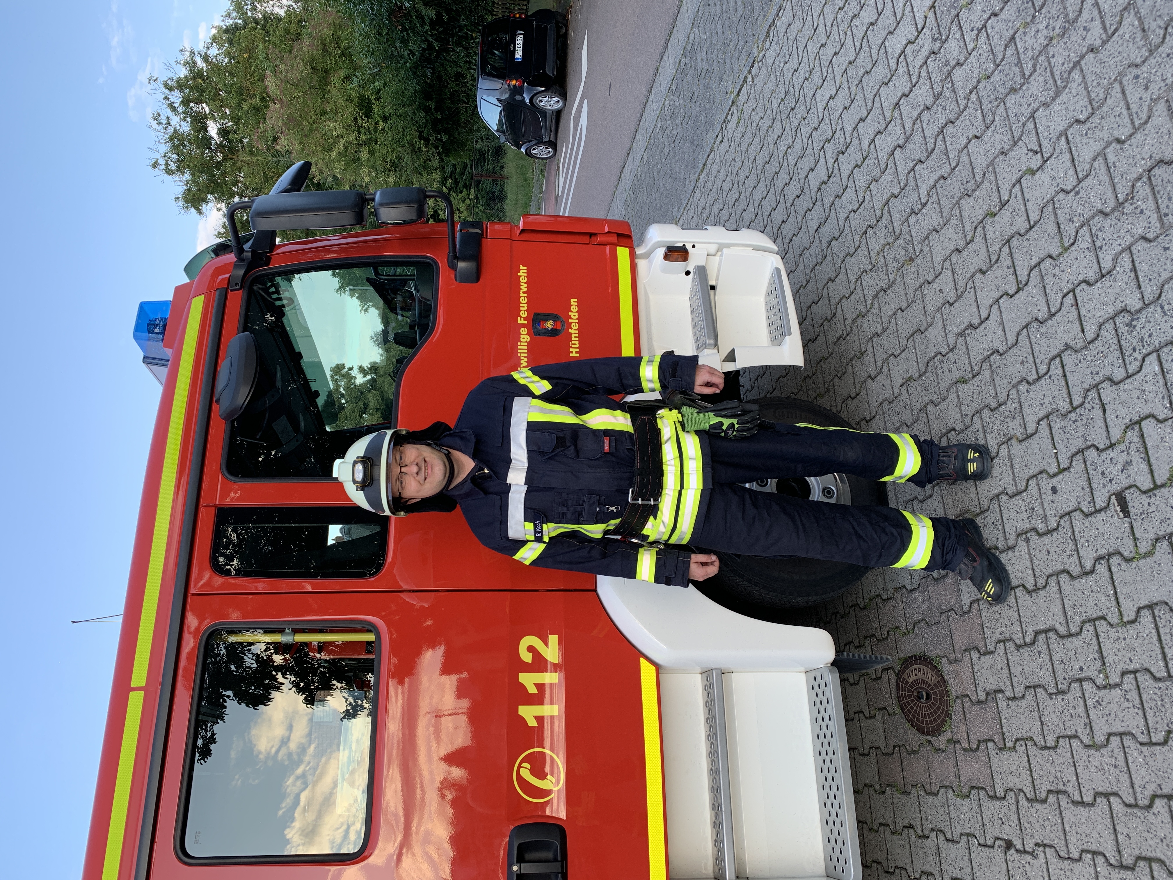 René Koch bei der Freiwilligen Feuerwehr Kirberg